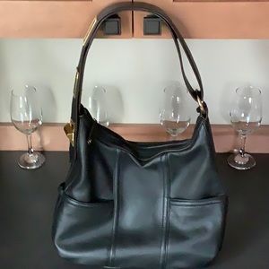 Gently used black purse